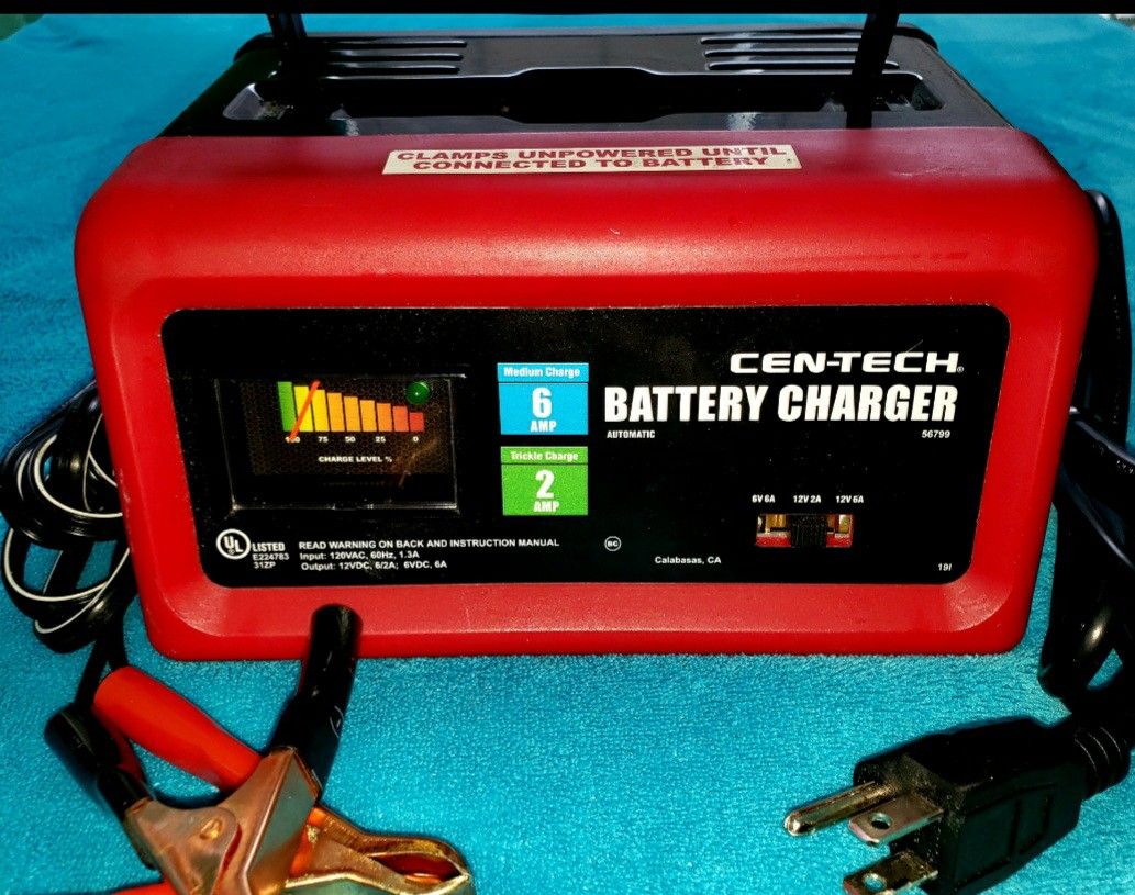 6/12 Volt Battery Charger