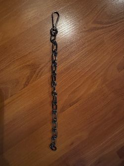 Dog necklace-Black stainless metal .