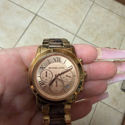 Michael Kors Tortoise Shell Watch