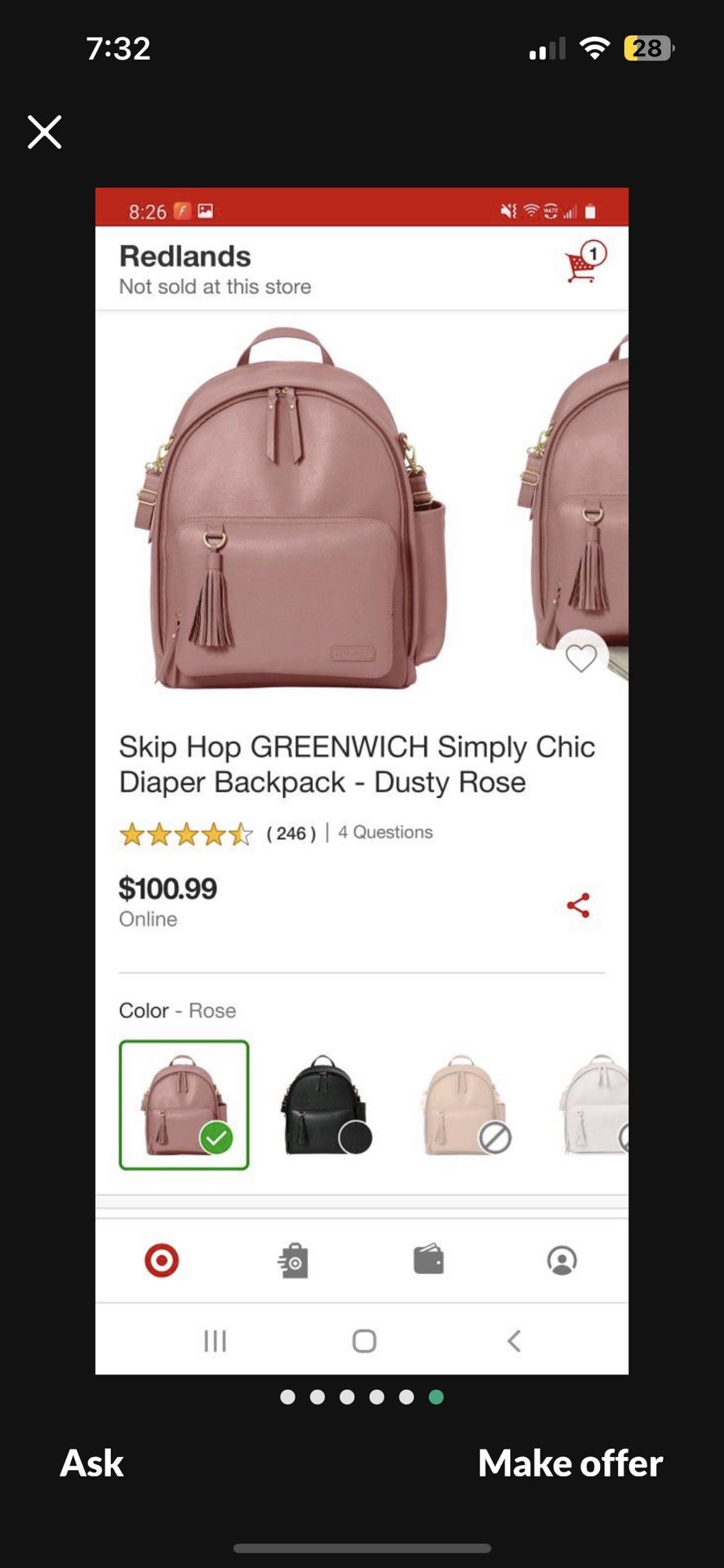 Skip Hop Diaper Bag