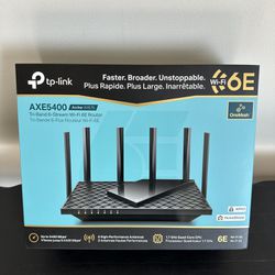 TP-Link AXE5400 Tri-Band WiFi 6E Router 