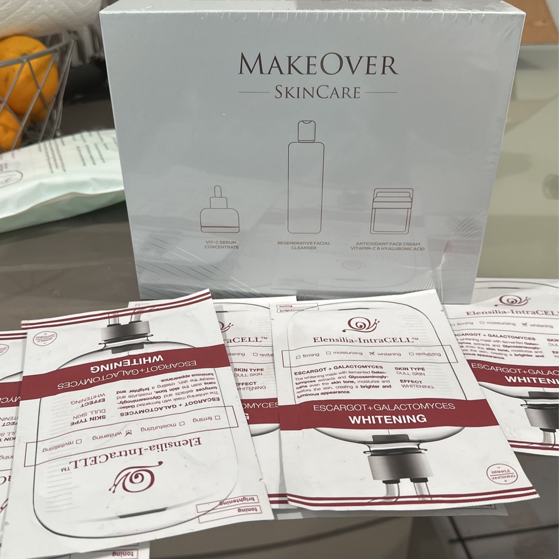 Makeover Skin Care Kit And 7 Whitening Face Mask