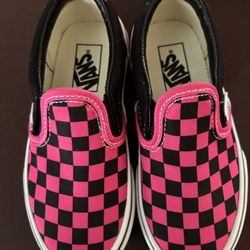New Girls Vans Sz 11