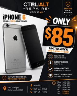📱 iPhone 6 – ONLY $85! 🔥
