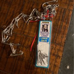 Medium size dog choker training collar