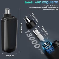 Electric Mini Nose N Ear Hair Trimmer Rechargeable Type C