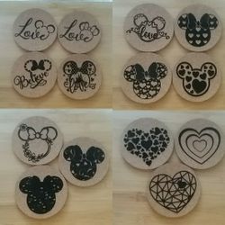 Disney Coasters, Custom , Personalized