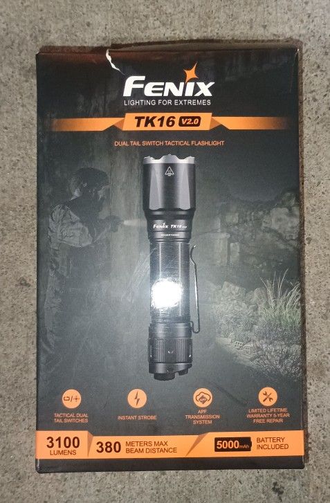 FENIX TK16 V2. 0 Tactical Flashlight(NEW unopened)
