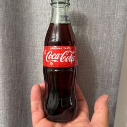 Vintage Coca Cola Glass Bottle 