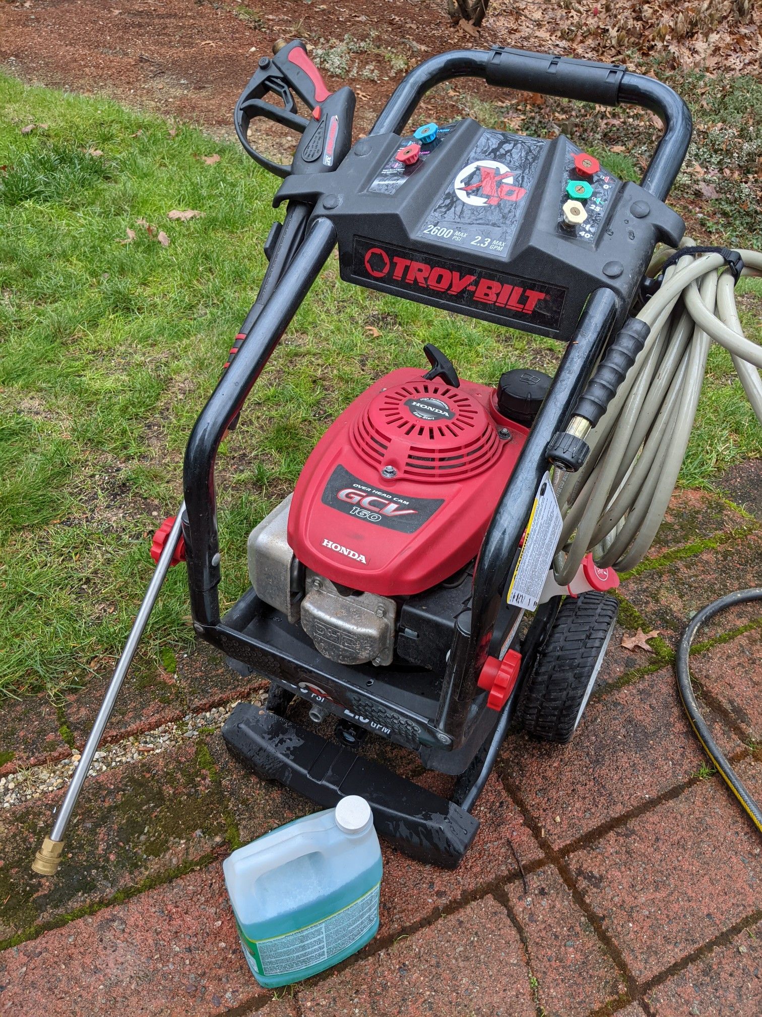 Troy-built 2600 psi power washer, free