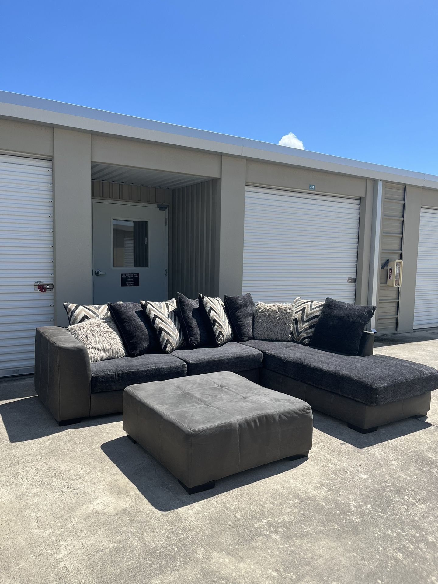 Black Sectional Couch
