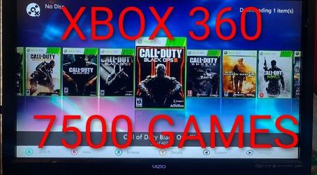 XBOX 360 MOD with 4TB HARD DRIVE and over 7500 GAMES INSTALLED