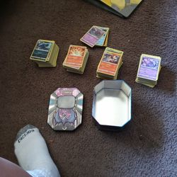 Pokemon card Collection And tin