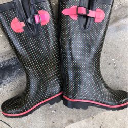 Capelli Polka Dot Snow Boots 