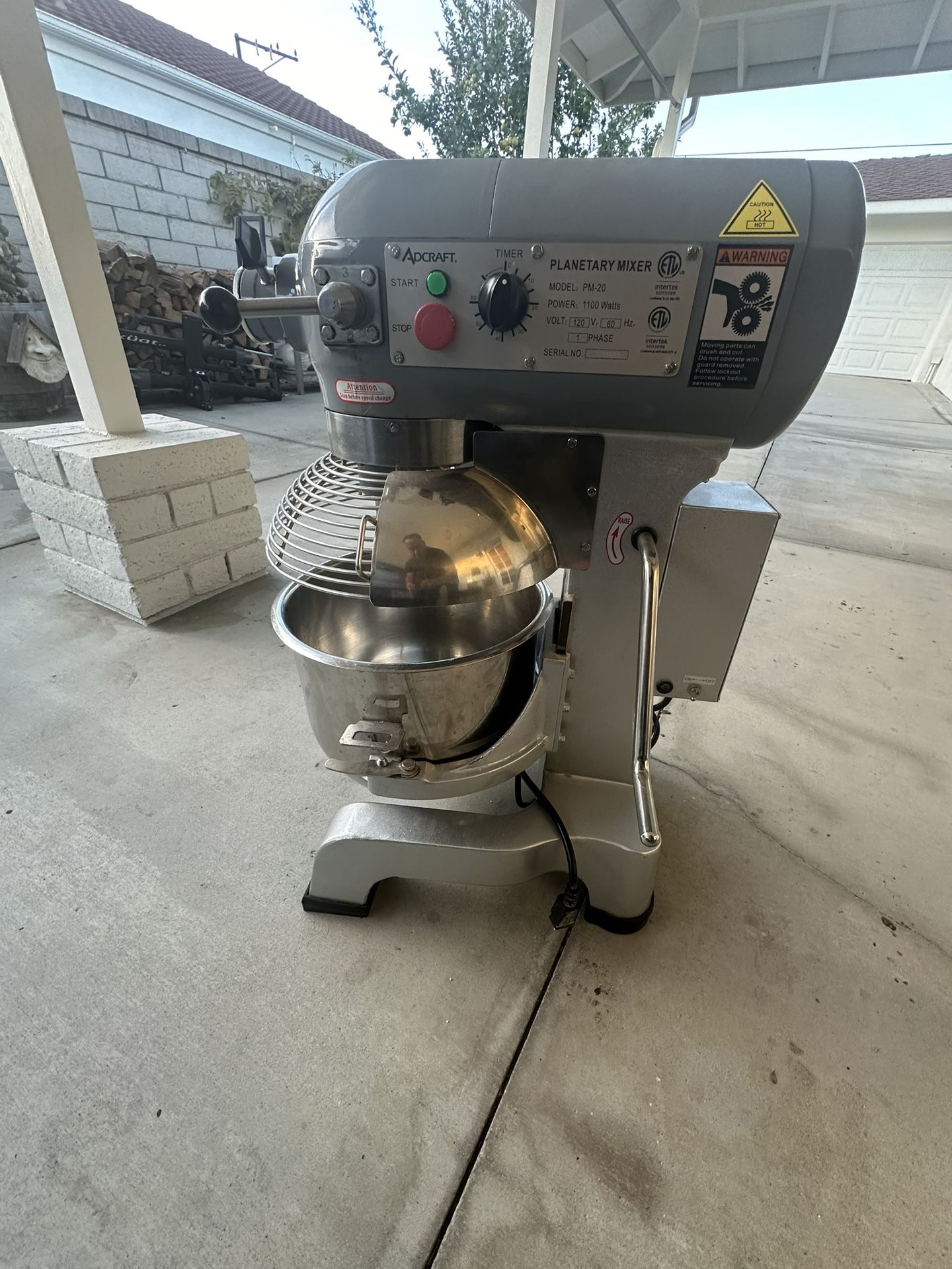Commercial Bakery Mixer 20 Qt