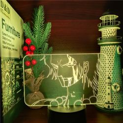 Portgas D. Ace
 Anime 3D Desk Lamp