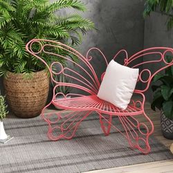 Mother's Day Gift , Outdoor Metal Butterfly Chairs. Y2K Aesthetic, Boho & Cottagecore Style, Seating for Patio, Garden, Backvard, Cute & Sturdy holds 