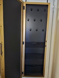 Luxury mirror for storing jewelry and accessories