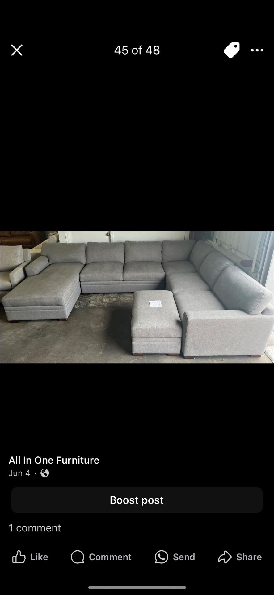 U shaped Sectional