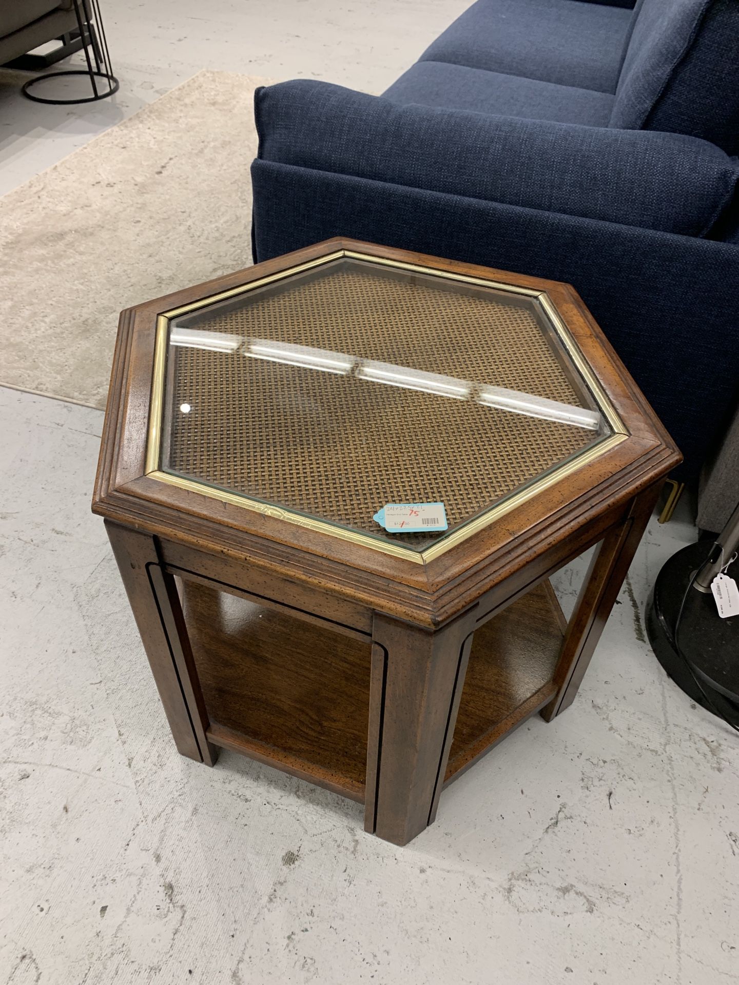 Hexagon End Table