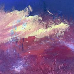 “Firestorm” Acrylic On Canvas 2012, By Devon Kinsey