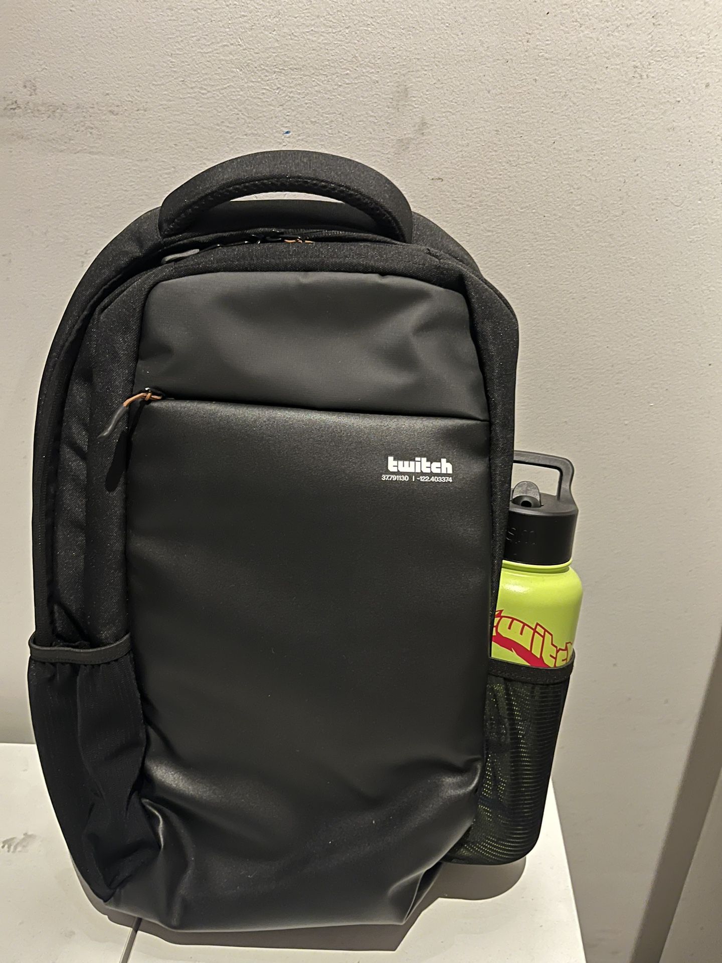 TWITCH BACKPACK & Water Bottle