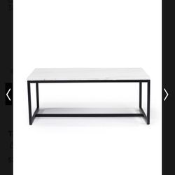 White Marble Coffee Table