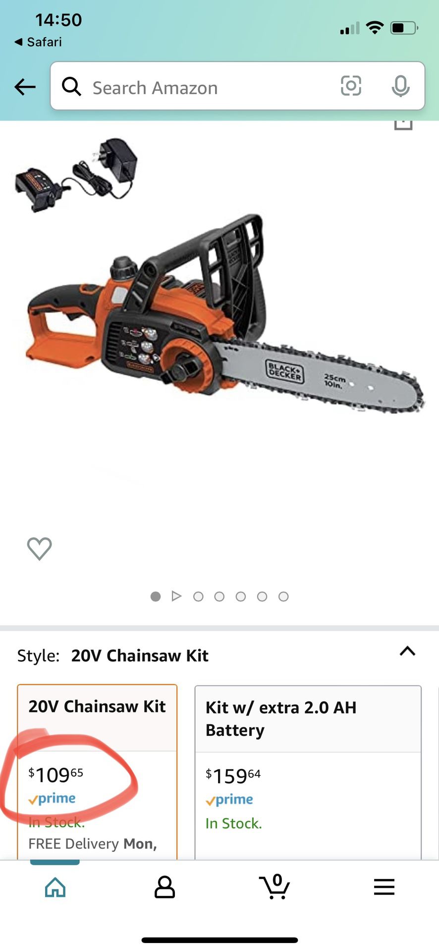 BLACK + DECKER 20V MAX Cordless Chainsaw 10 Inch for Sale in West  Hollywood, CA - OfferUp