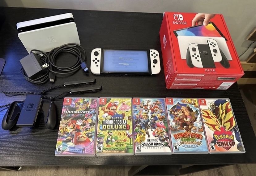 OLED Model HEG-001 Handheld Console - 64GB - White