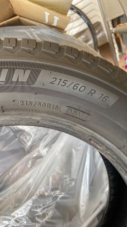 Used Michelin tires 215/60 R16