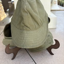 Vintage WW2 US Army Winter Head Cover Wool Lined 