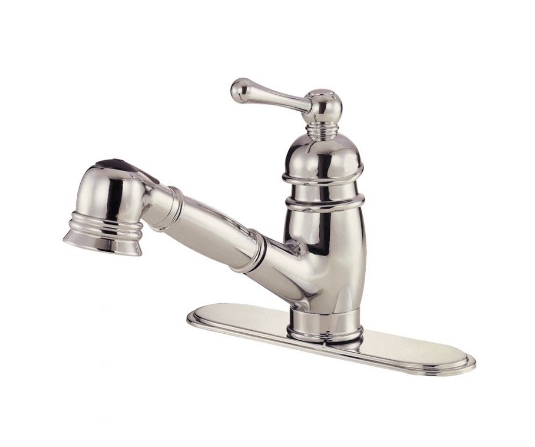Danze D457614SS Opulence 1H Pull Out Kitchen Faucet Stainless