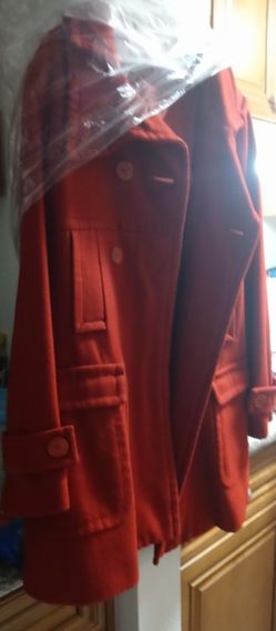 RED VIA COAT