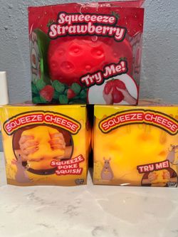 Squishy Squeezy Cheese and Strawberry