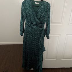 veiled collection maxi dress