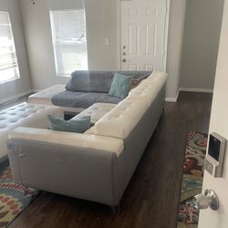 Good Condition Couch And Ottoma