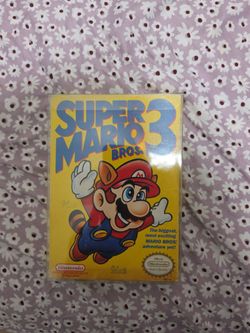 Super Mario Bros. 3 NES CIB Complete in Box