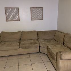 Couch Pottery Barn L-shaped