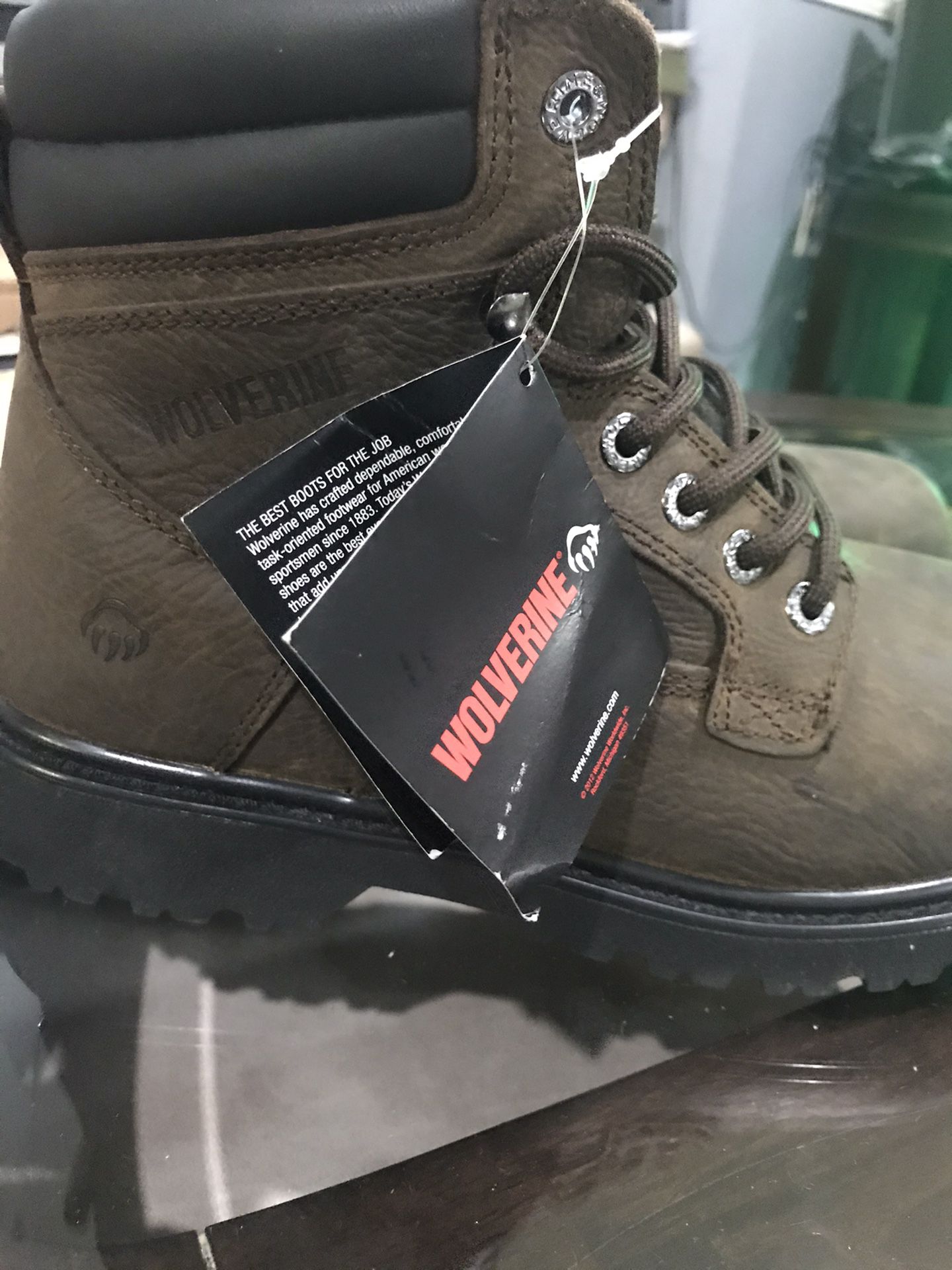 Wolverine// work boots// steel toe //size (11)