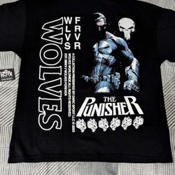 NWT Darc Sport x Marvel "The Punisher" Wolves Tee - Limited Edition