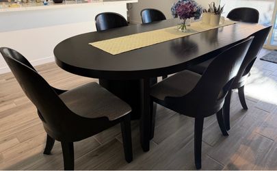 Elegant Dining Table Set with 6 Chairs from Ashley– Like New (10 Months Old)