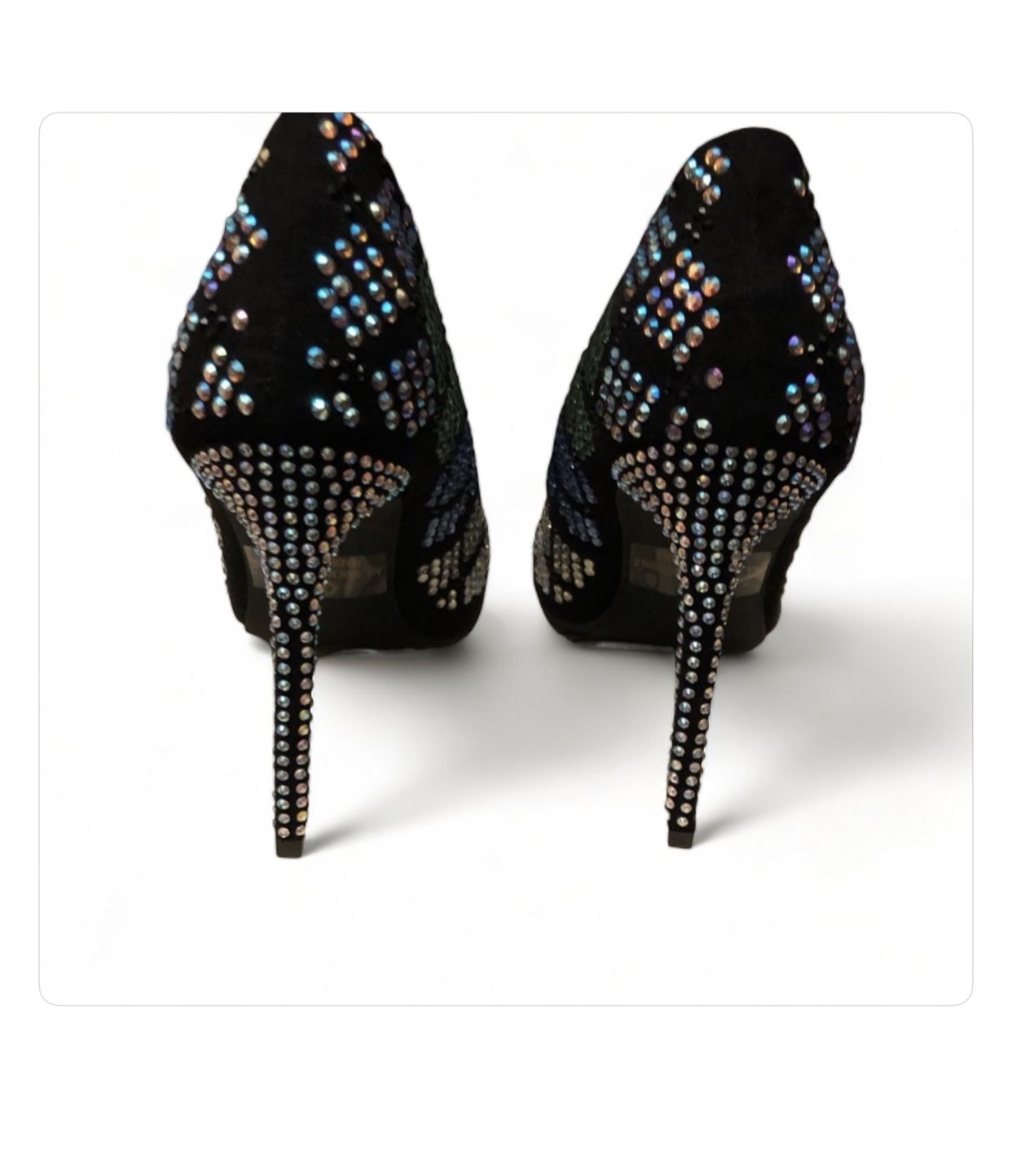 Vigo fiore multicolored rhinestone heels size MSRP $99 - Main Image