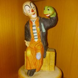 Vintage Clown Music Box 