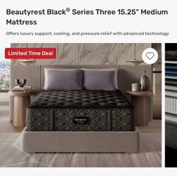 Beautyrest Black® Series Three 15.25" Medium Mattress
