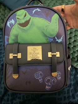 New:The Nightmare Before Christmas Oogie Boogie "I Don't Play Fair" WondaPop 11" Vegan Leather
