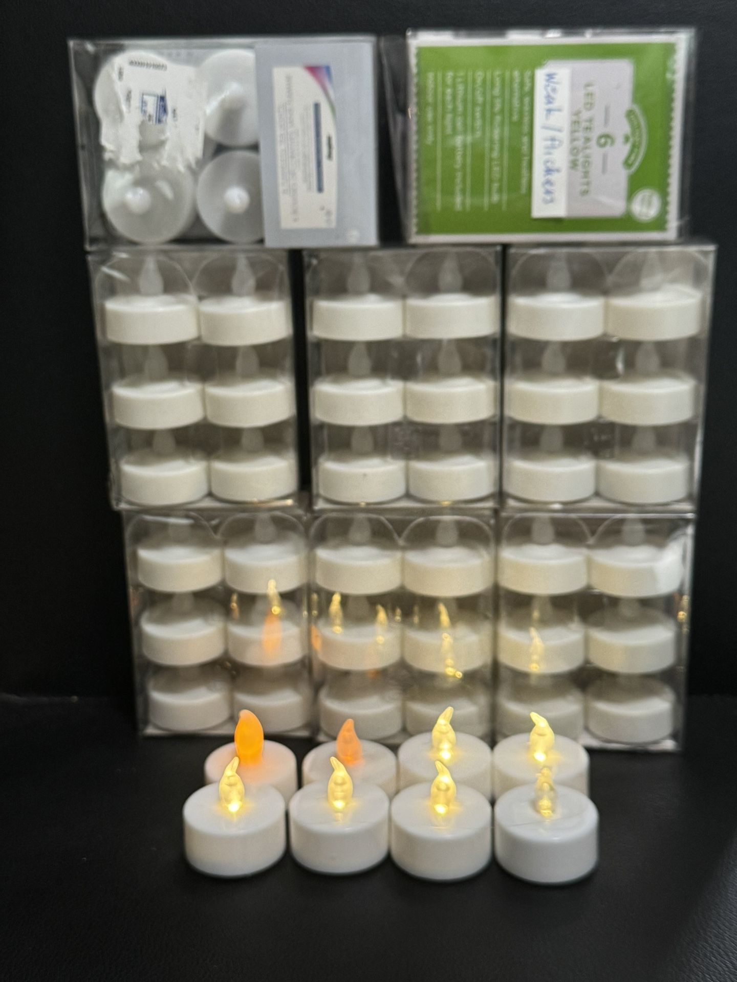 56 LED Tea Candle Lights LOT NEW Bulk Wholesale Multipack Wedding Birthday $65