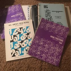 Homeschool & Teachers: Complete Math K-8 Whole Numbers & Fractions Curriculum