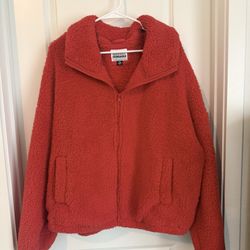 Red Sherpa Jacket 