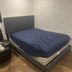 Queen Mattress and Bed Frame