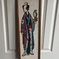 Japanese Hand made painting with stones 